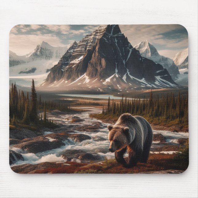 Mousepad Pad do Mouse do Urso Grizzy (Frente)