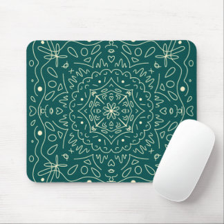 Mousepad Pad do mouse Emerald Mandala