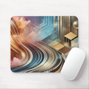 Mousepad Pad do mouse geométrico abstrato