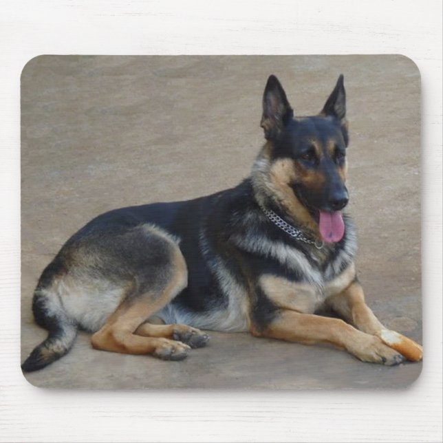 Mousepad Pad do mouse German shepherd (Frente)