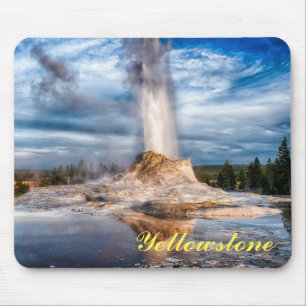 Mousepad Pad do mouse Geyser Yellowstone