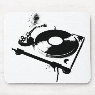 Mousepad Pad do mouse girável DJ Presentes Musicais Ibiz