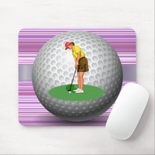 Mousepad Pad do Mouse Golfe Ball Golf Stripe! Pad do mouse