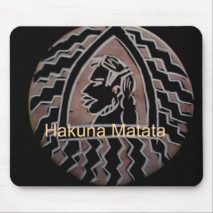 Mousepad Pad do mouse Hakuna Matata Hapo Sasa