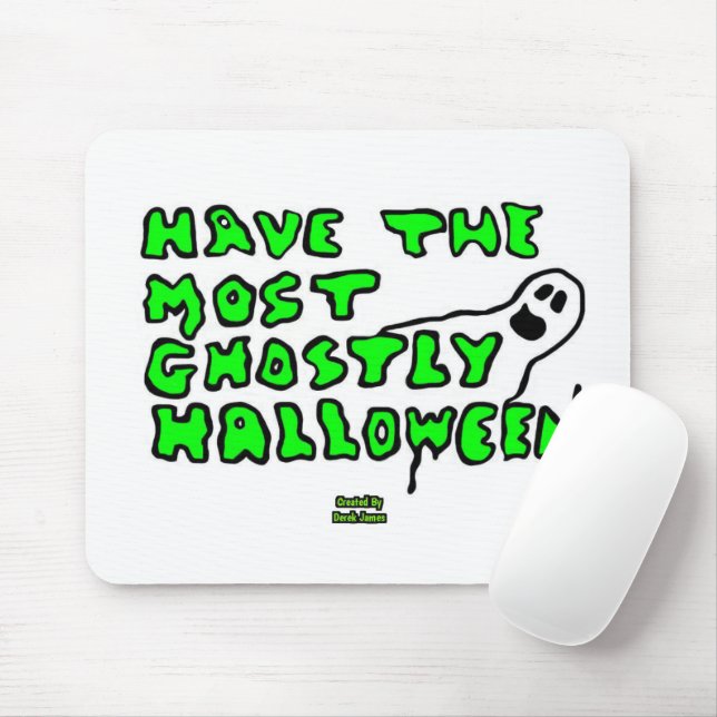 Mousepad Pad do Mouse Halloween Ghoo (Com mouse)