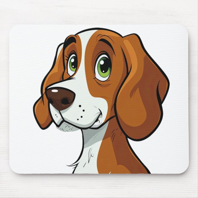 Mousepad Pad do mouse "Happy Hound" (Frente)