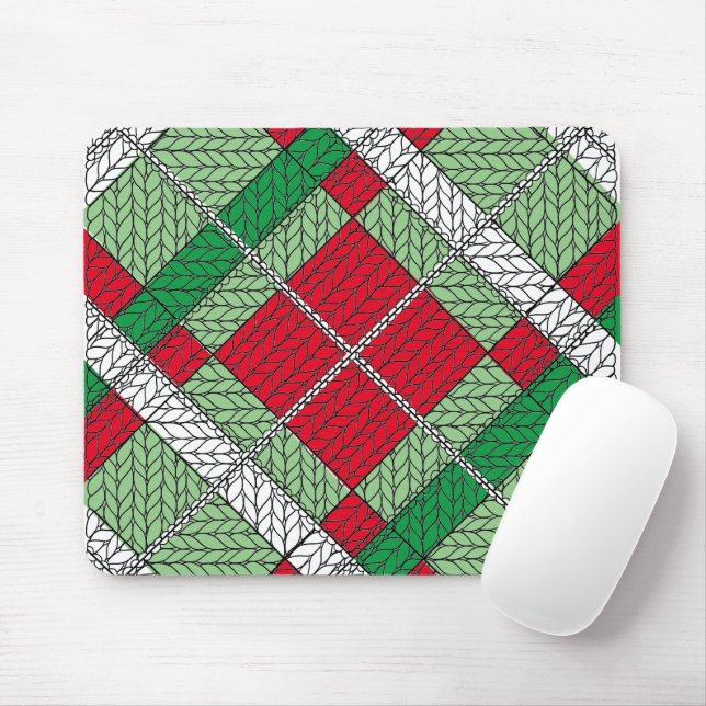 Mousepad Pad do mouse HOLIDAY ARGYLE KNIT (Com mouse)