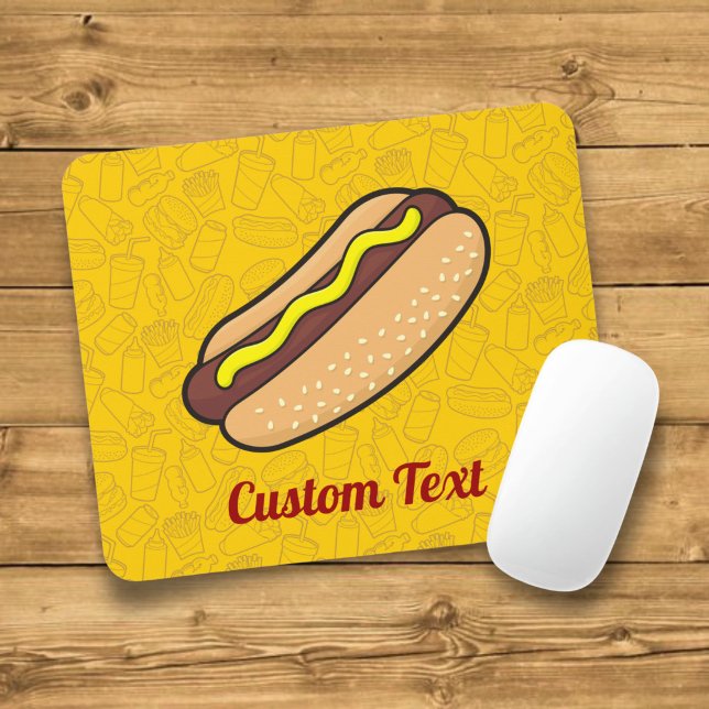 Mousepad Pad do mouse Hotdog (Criador carregado)