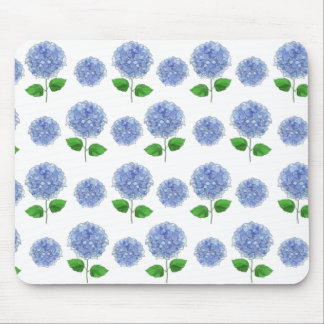 Mousepad Pad do mouse Hydrangea azul