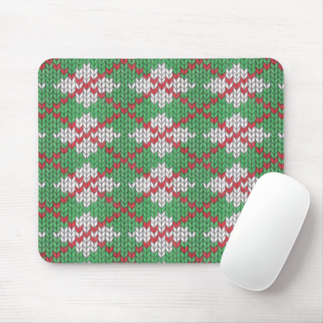 Mousepad Pad do mouse KNIT XMAS ARGYLE (Com mouse)