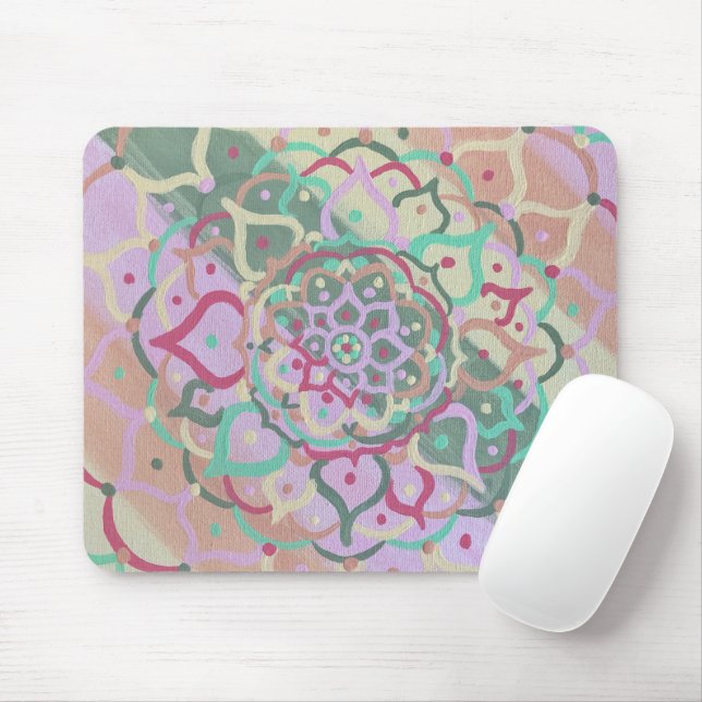 Mousepad Pad do mouse Mandala (Com mouse)