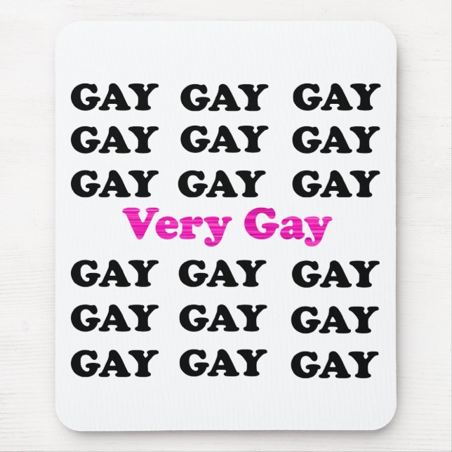 Mousepad Pad do mouse muito Gay (Frente)