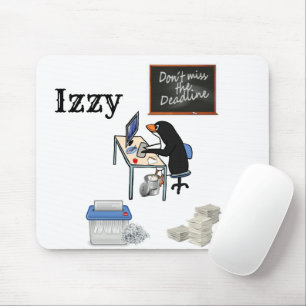 Mousepad Pad do Mouse no Final do Escritório de Pinguins! 