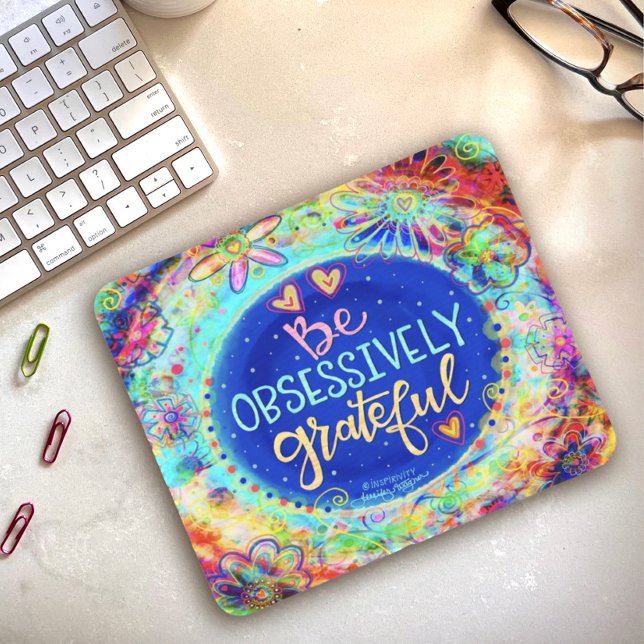 Mousepad Pad do mouse "Obsessivamente Graterful" (Criador carregado)