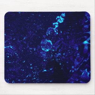 Mousepad Pad do Mouse Office com Bolhas de Azul