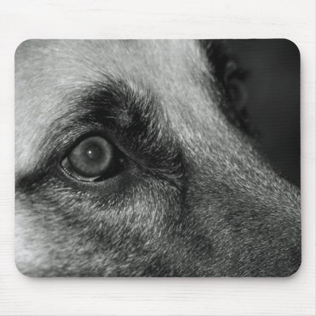 Mousepad Pad do Mouse Olhal para o german shepherd (Frente)