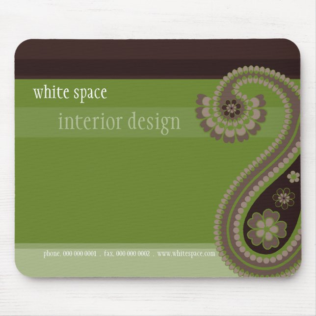 Mousepad PAD DO MOUSE: Paisley 3 (Frente)