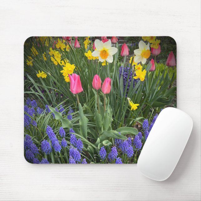 Mousepad Pad do mouse pavimentação do jardim (Com mouse)