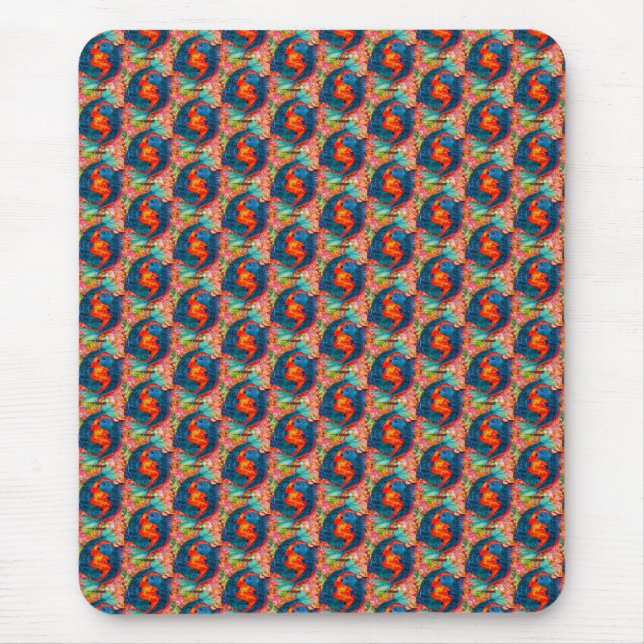 Mousepad Pad do mouse peixes (Frente)