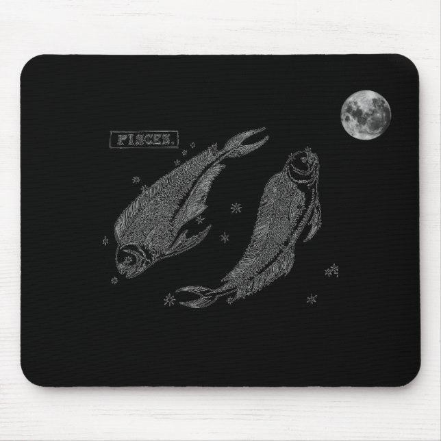 Mousepad Pad do mouse peixes (Frente)