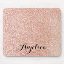 Pad do mouse personalizado com nome Glitter Glitte