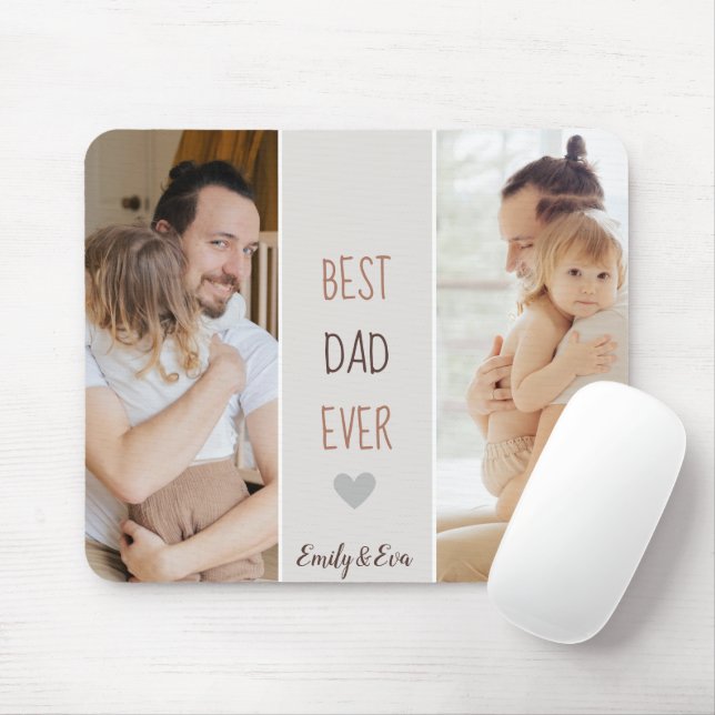 Mousepad Pad do mouse personalizado do melhor Pai (Com mouse)