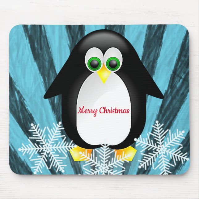Mousepad Pad do mouse pinguim (Frente)
