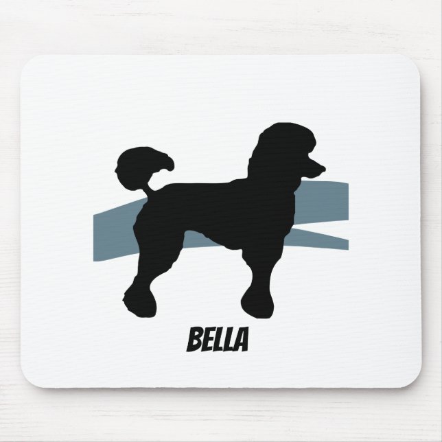 Mousepad Pad do mouse Poodle (Frente)