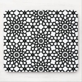 Mousepad Pad do mouse preto e branco