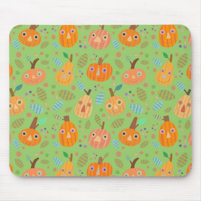 Mousepad Pad do mouse Pumpkin Patch (Frente)