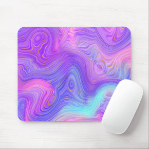 Mousepad Pad do mouse rosa Dourado e roxo