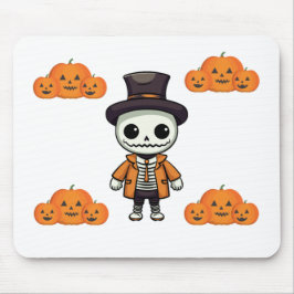 Mousepad Pad do mouse Skeleton Halloween