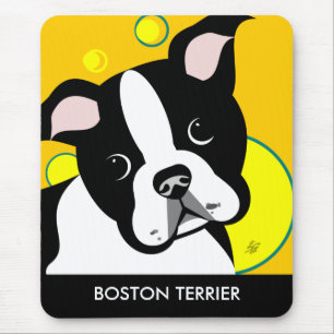 Mousepad Pad do mouse sobre o térreo de Boston Terrier