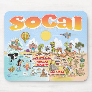 Mousepad Pad do mouse SoCal mais avançado