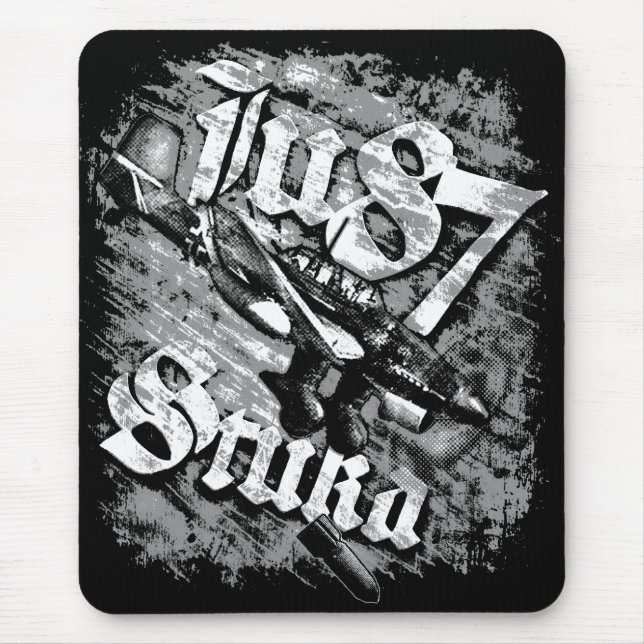 Mousepad Pad do mouse Stuka 87 Ju (Frente)