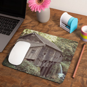 Mousepad Pad do mouse Vintage Wooden Grist Mill