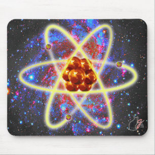 Mousepad Pad do rato Atômico Espacial
