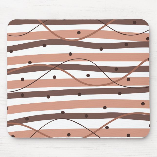 Mousepad Pad do Rato Chocolatey Stripes (Frente)
