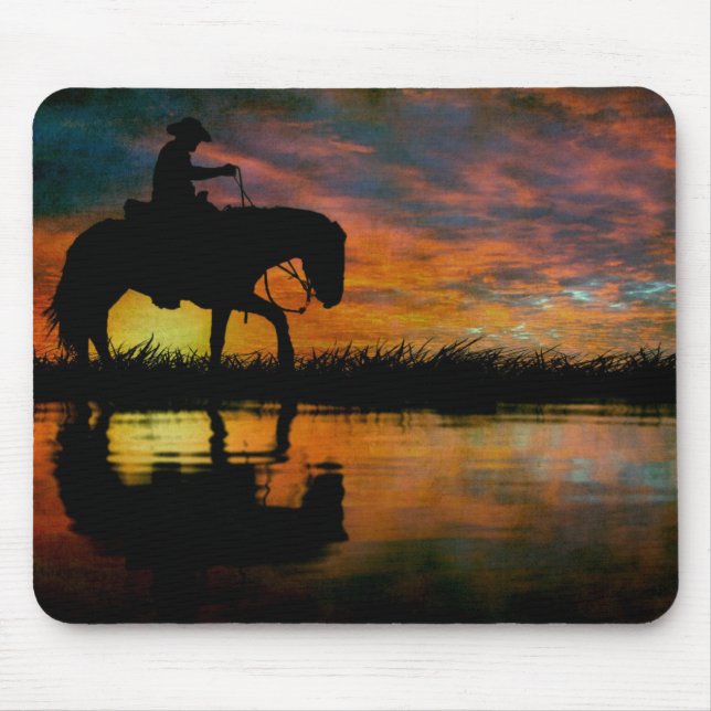 Mousepad Pad do rato Cowboy (Frente)