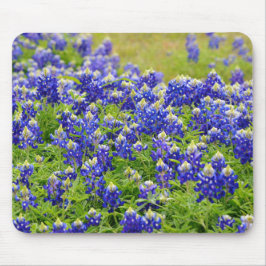 Mousepad Pad do Rato de Arte do Texas Bluebonnets