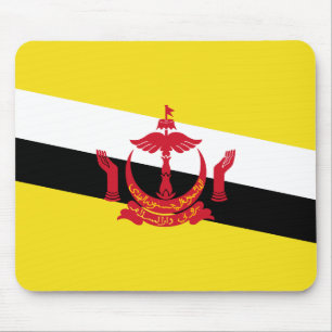 Mousepad Pad do Rato de Bandeira do Brunei Patriótico