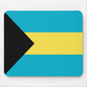 Mousepad Pad do Rato de Bandeira Patriótico da Bahamas