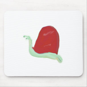 Mousepad Pad do Rato de Caracol Vermelho
