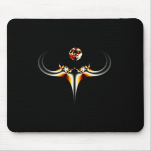 Mousepad Pad do Rato de Cavalos de abstrato