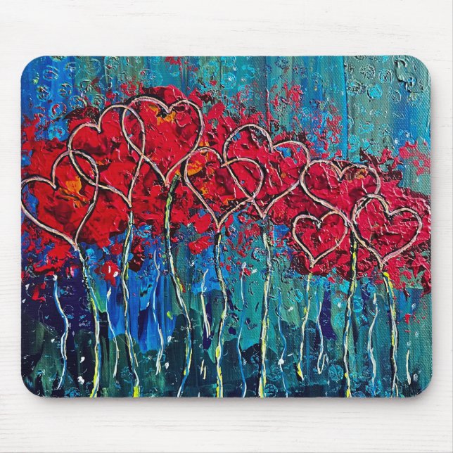 Mousepad Pad do Rato de Coração (Frente)