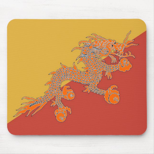 Mousepad Pad do Rato de Dragão Laranja (Frente)