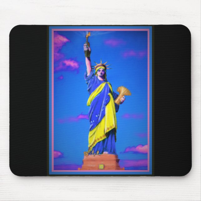 Mousepad Pad do Rato de Liberdade Ucraniano (Frente)