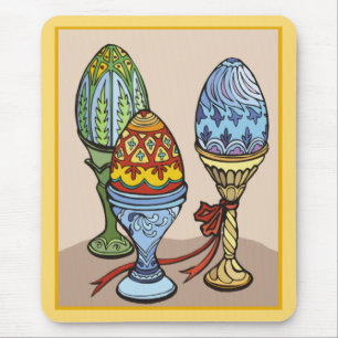 Mousepad Pad do Rato de Ovos Decorativos