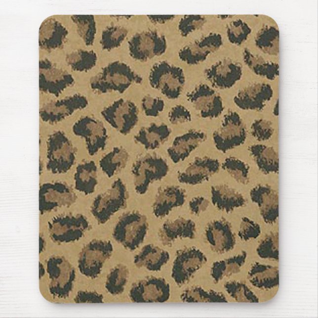 Mousepad Pad do rato de pele leopardo (Frente)