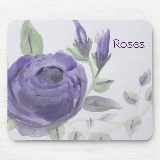 Mousepad Pad do Rato Designer Roxo (Frente)
